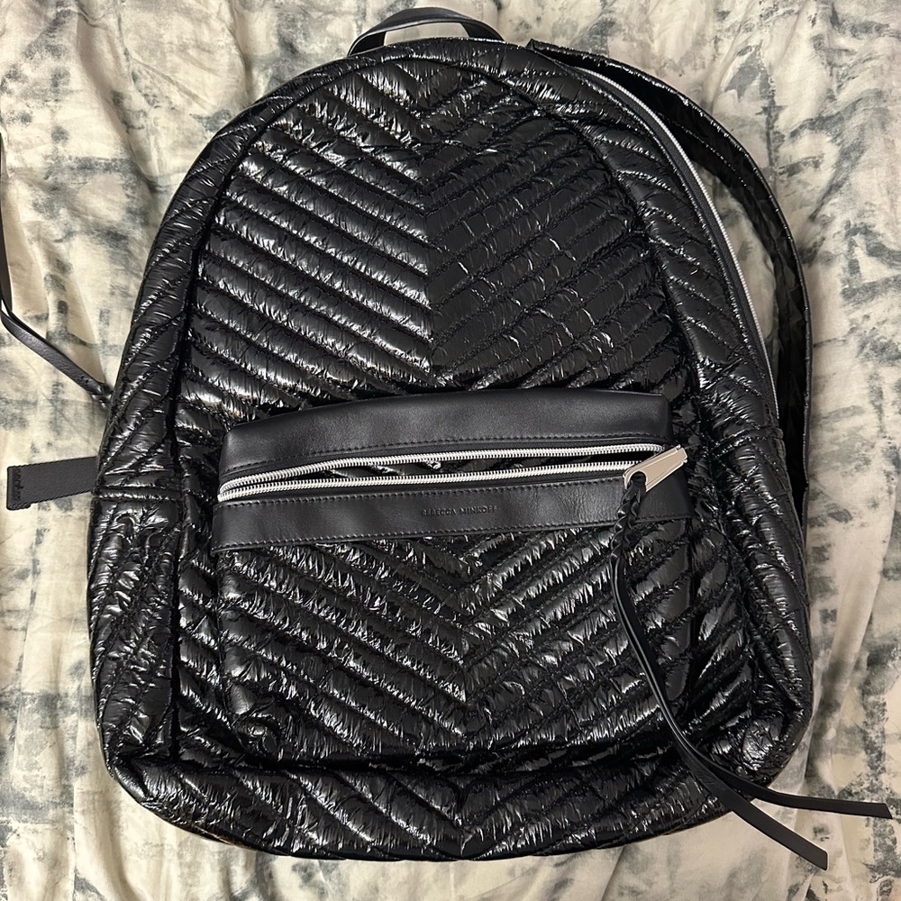 Rebecca Minkoff high shine backpack